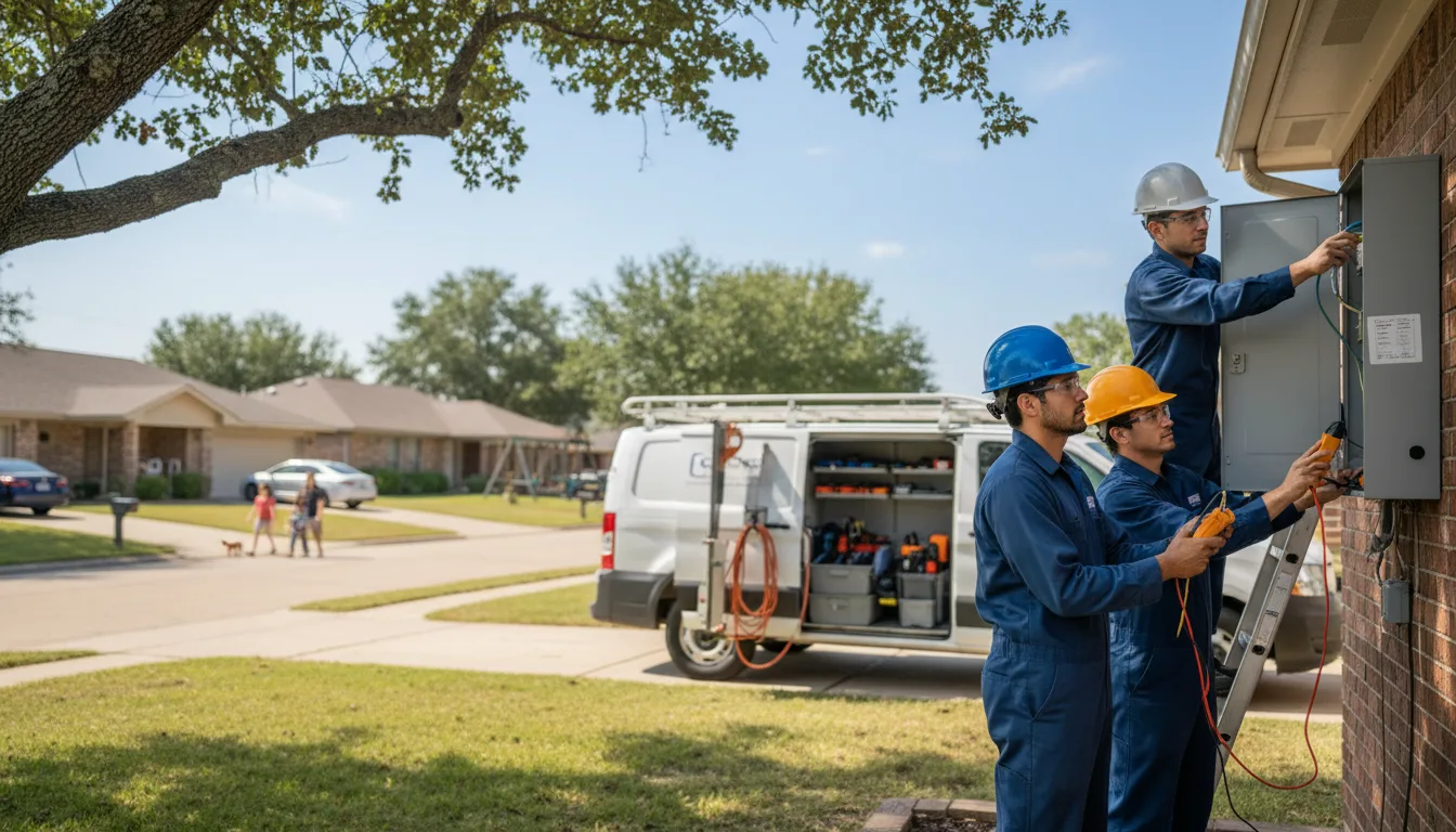 Certified electrician providing emergency electrical services in Van Nuys, CA